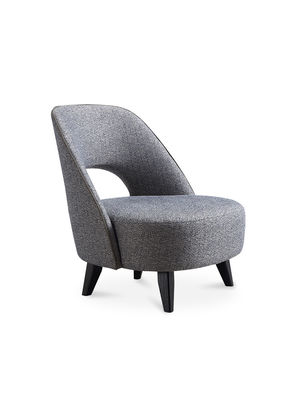 ISO9001 Light Luxury Furniture Leisure เก้าอี้นวมสีเทาที่ทันสมัย