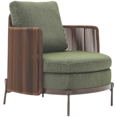 Anti Abrasion Light Luxury Furniture เก้าอี้โซฟาโรงแรมร่วมสมัยที่ทันสมัยปรับแต่งได้