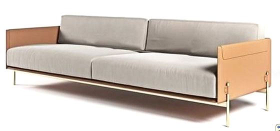 กันน้ำ ล็อบบี้โรงแรม เฟอร์นิเจอร์ โซฟาคู่ Modern Settee Sofa 1800*900*790mm