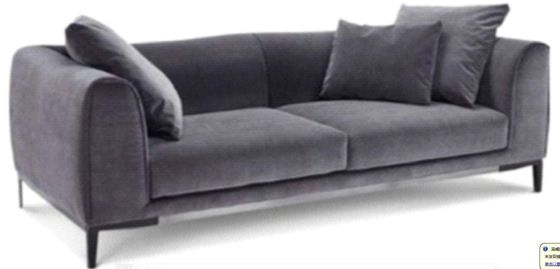 โซฟาสีดำเชิงพาณิชย์ ODM และ Loveseat โซฟา Loveseat ขนาดเล็ก 2 ที่นั่ง