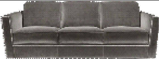 ISO 18001 โซฟาระดับไฮเอนด์และ Loveseats เฟอร์นิเจอร์ล็อบบี้ของโรงแรม 180 * 80 * 82 ซม