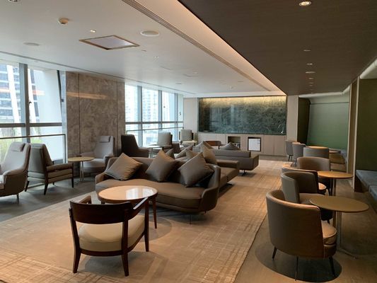 ASCOTT ชุดเฟอร์นิเจอร์ไม้ Solid ชุดห้องนั่งเล่นสำหรับอพาร์ทเมนท์ ODM