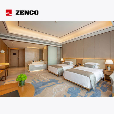 ชุดเฟอร์นิเจอร์โรงแรมห้องนอนคู่แบบโมเดิร์น ขนาด 1500 * 2000 มม.